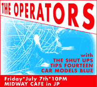 Midway Cafe 7/7/00 poster