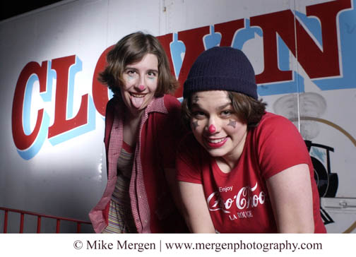 Emily and Jen Clowns